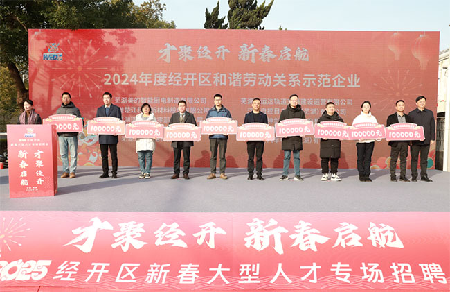 欧博abg股份荣获“和谐劳动关系示范企业”称号